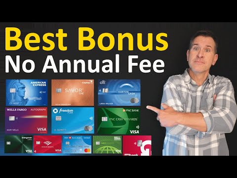 BEST Credit Card Bonus + No Annual Fee Credit Cards 2023 💳 Cash Bonus & Travel Bonus Opportunities
