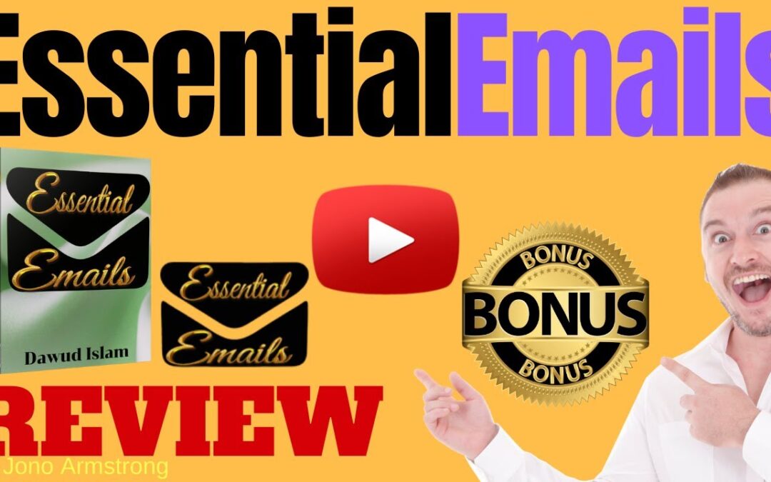 Essential Emails Review ⚠️ WARNING ⚠️ DON'T GET THIS WITHOUT MY 👷 CUSTOM 👷 BONUSES!!