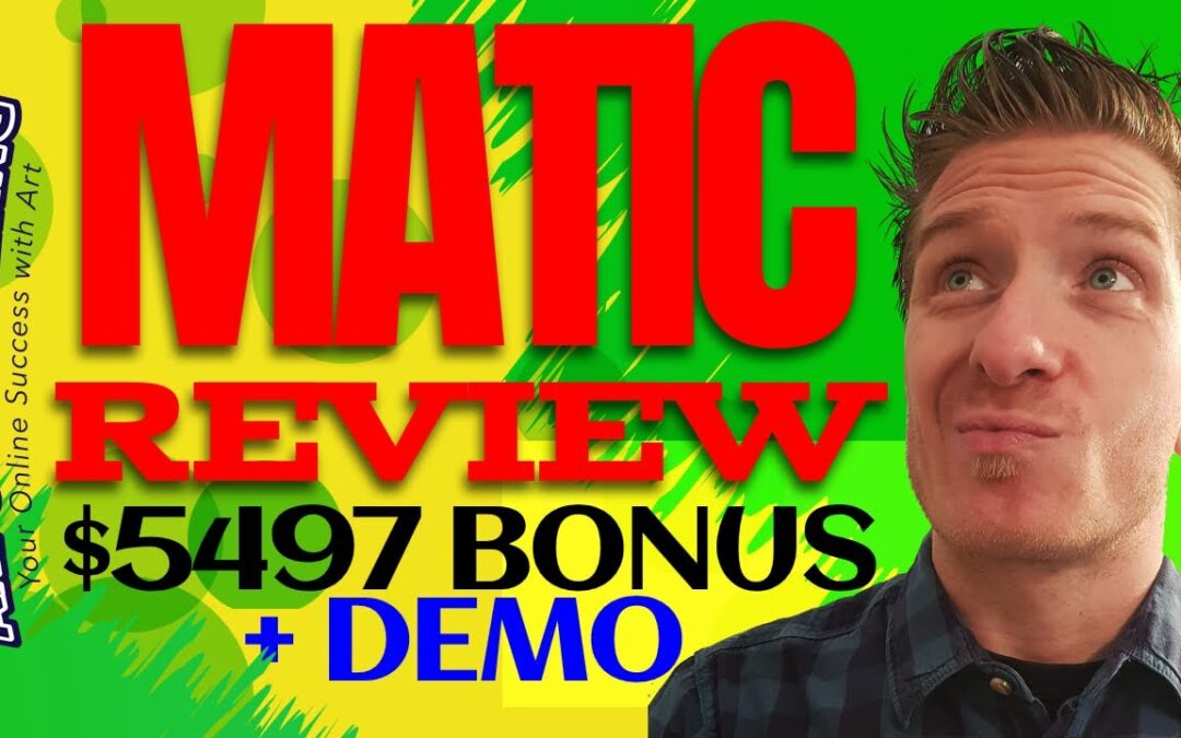 Matic Review 🔰Demo🔰$5497 Bonus🔰Matic Software Review🔰🔰🔰