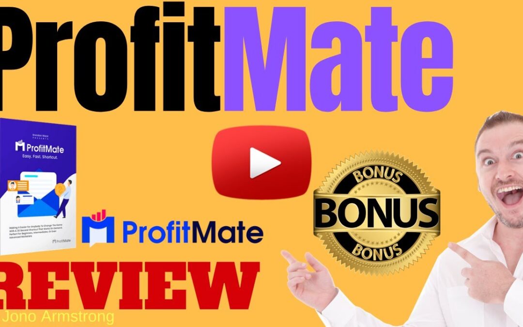 Profit Mate Review ⚠️ WARNING ⚠️ DON'T GET THIS WITHOUT MY 👷 CUSTOM 👷 BONUSES!!