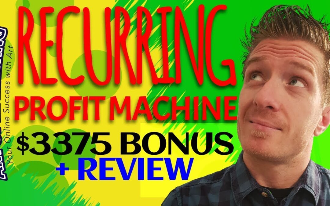 Recurring Profit Machine Review 🧲️Demo🧲️$3375 Bonus🧲️ Recurring Profit Machine Review 🧲️🧲️🧲️