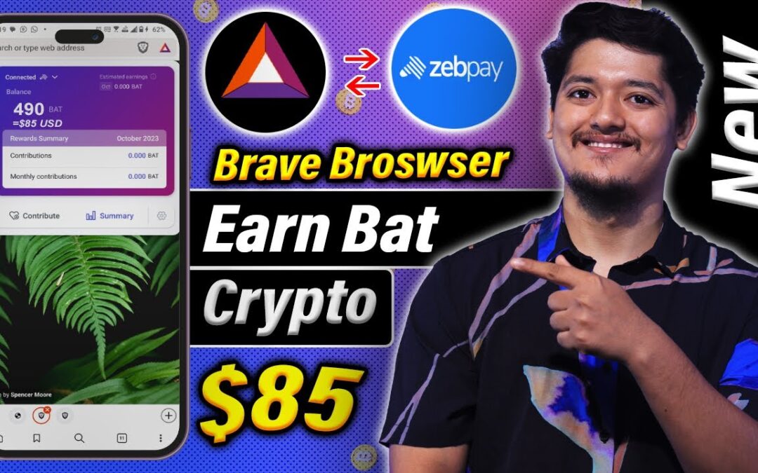 1 Bat Token = $0.17🚀 - Brave Reward Earn A Free Bat Token (Crypto) | Brave Browser Earn Money 2023 🤑