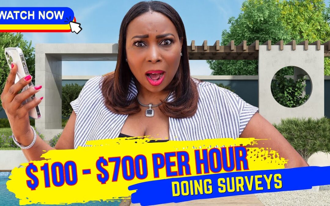 8 Websites That Will Pay You US$100-US$700 PER HOUR To Do SURVEYS