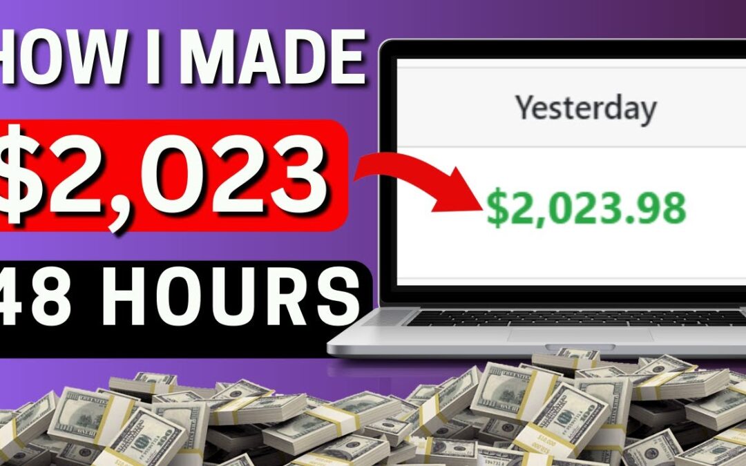 How I Made $2,023 In 48 Hours | Affiliate Marketing FREE Traffic Tutorial (Warrior Plus)