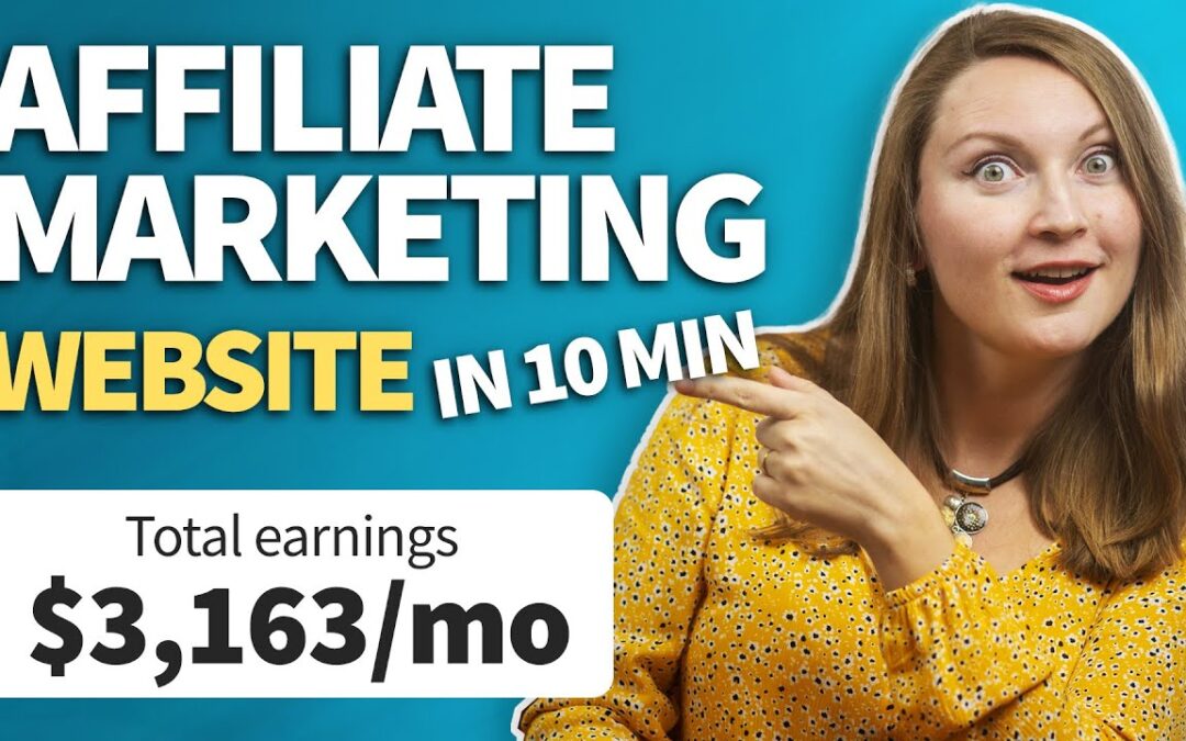 Start an Affiliate Marketing Website in 10 Min with ChatGPT - BEST AI Side Hustle