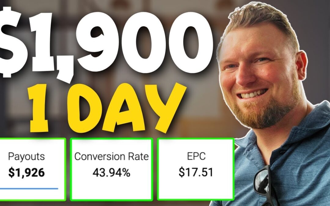 $1,900 in 1 Day with Affiliate Marketing (Here’s How!)