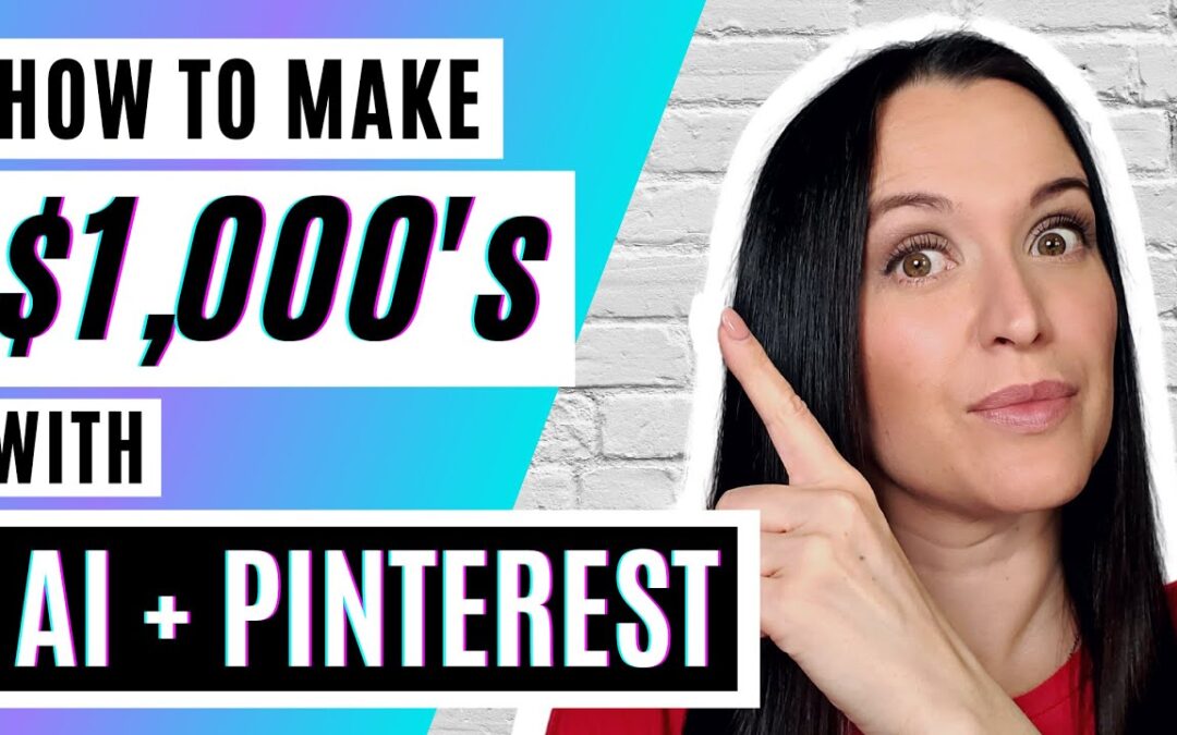 AI + Pinterest Affiliate Marketing | Make $1000's Online | NEW Method