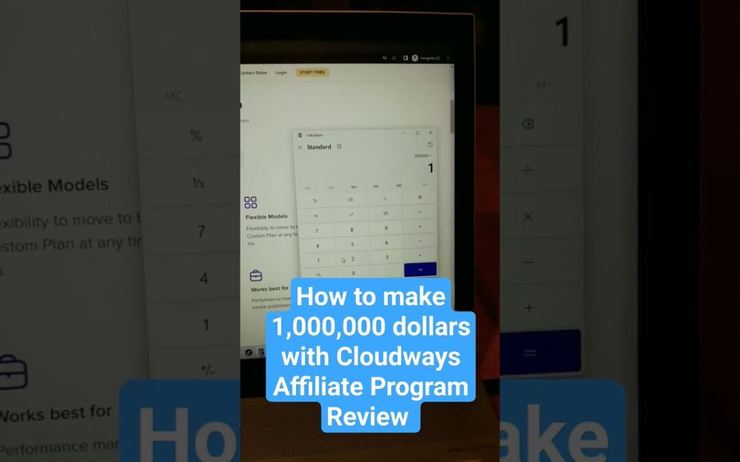 Cloudways Affiliate Program Review/ How to make 1 Million dollars with Cloudways?
