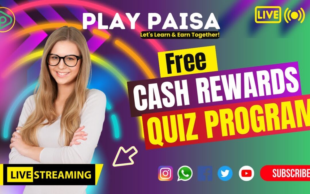 Free Quiz Program Cash Reward | Earn money | Live Quiz Program | Answer Questions