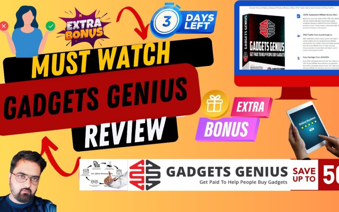 Gadgets Genius Review | Gadgets Genius Demo And |🎁 Gadgets Genius Bonus 🎁👇