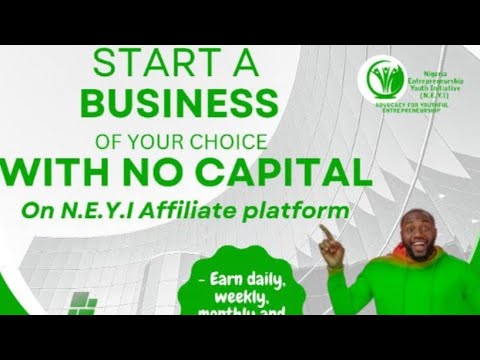 How to get your 25% referral bonus into your bank account as affiliate on NEYI Affiliate platform.