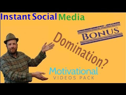 Instant Social Media Domination? | My Motivational Videos Pack Review and Bonus
