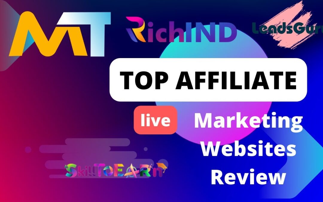 Live - Affiliate Marketing Websites Review ! Kon hai best ?
