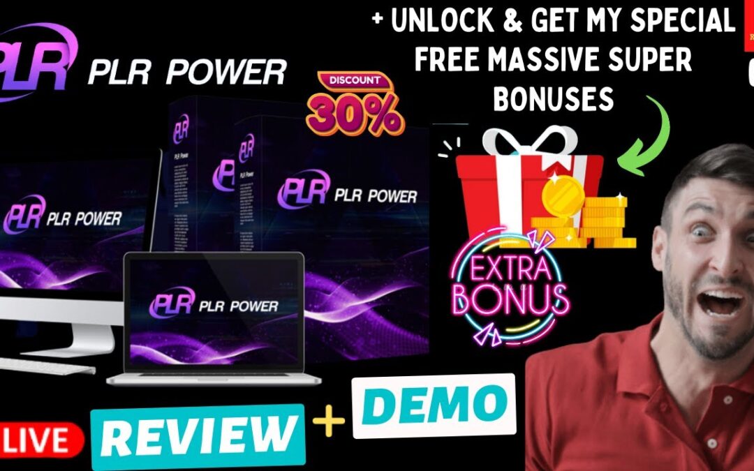 PLRPower Review, Features & Benefits, Bonuses & Demo I PLRPower I PLRPower review I PLRPower demo