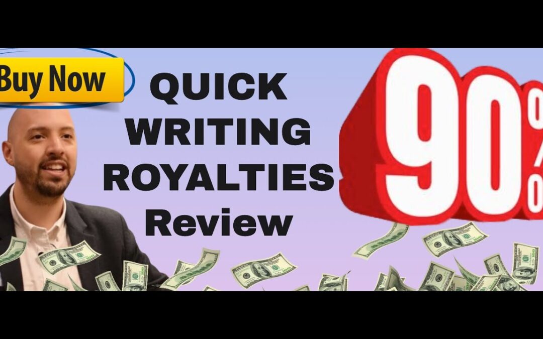 Quick Writing Royalties review | BONUS: My next product for FREE