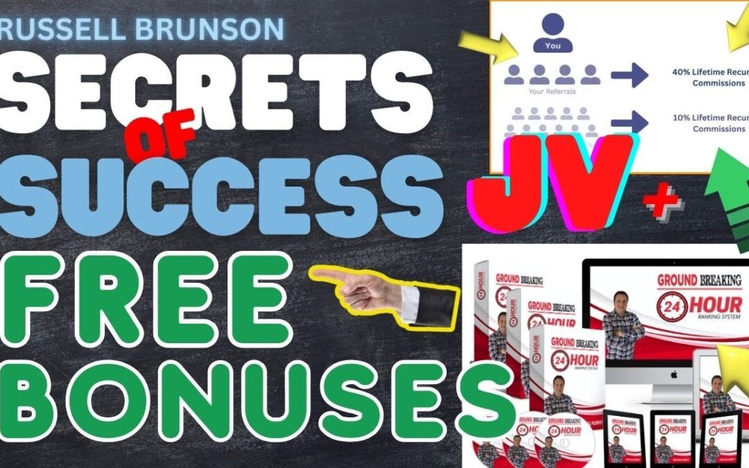 Russell Brunson Secrets Of Success JV + Free Bonuses