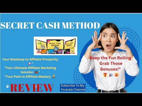 Secret Cash Method Review! Don't Miss Out on Your Bonuses 🎁🎉 and Boost Your Affiliate Success! 🚀💰"
