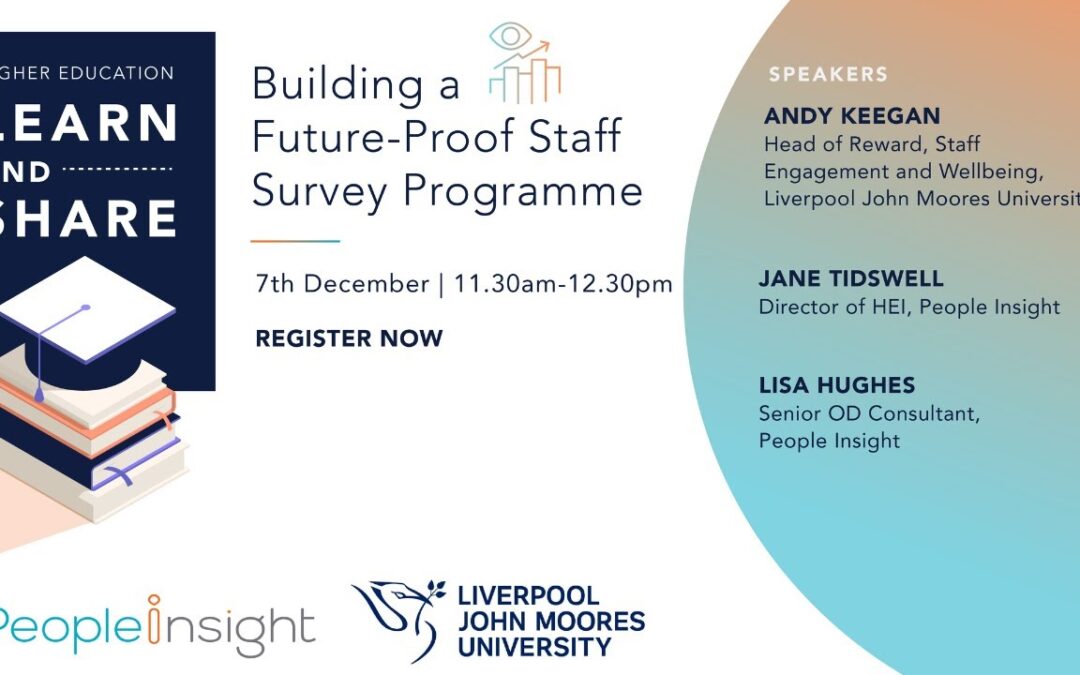Webinar - Building a Future-Proof Staff Survey Programme | People Insight