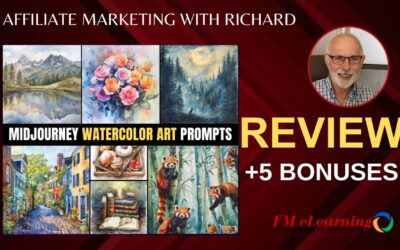 Midjourney Watercolor Art Prompts Review +5 Bonuses